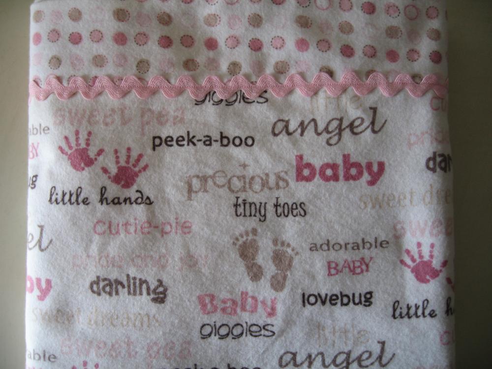 Sweet Baby Words Blanket